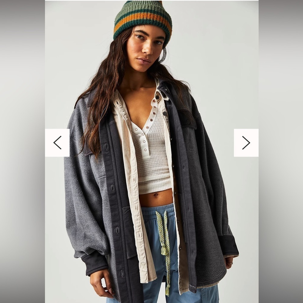 Free People Ruby Jacket Color: Incense Black XS NWT